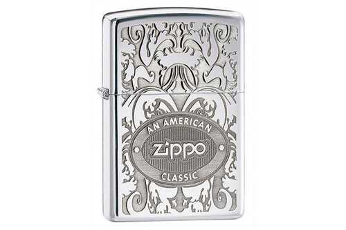 Zippo Crown Stamp High Polish Chrome