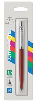 Шариковая ручка Parker Jotter Originals K60 Red CT стержень:M, цвет чернил: blue. в БЛИСТЕРЕ