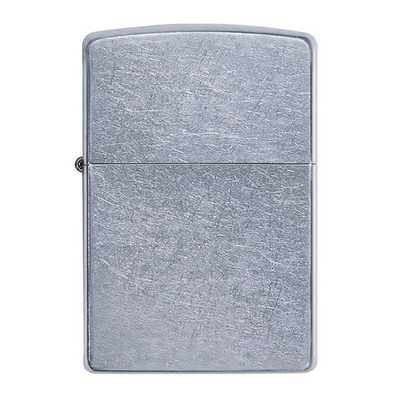 Зажигалка ZIPPO Classic с покрытием Street Chrome™, латунь/сталь, серебристая, матовая, 36x12x56 мм