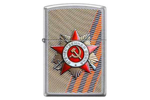 Zippo День победы Street Chrome