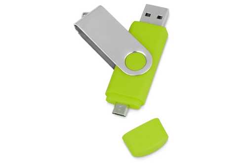 USB/micro USB-флешка на 16 Гб Квебек OTG