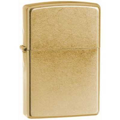 207G Зажигалка ZIPPO Classic с покрытием Gold DustTM, латунь/сталь, золотистая, матовая, 36x12x56 мм