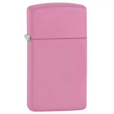 Зажигалка ZIPPO Slim® с покрытием Pink Matte