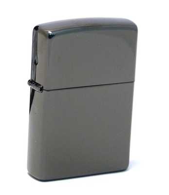 Zippo Ebony Зажигалка ZIPPO Classic с покрытием EbonyTM, латунь/сталь, черная, глянцевая, 36x1