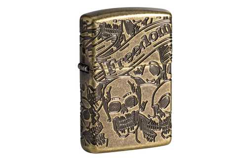 Zippo Armor Antique Brass