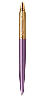 Шариковая ручка Parker Jotter 70th Anniversary Violet GT, стержень: M, цвет чернил: blue, в подарочной упаковке