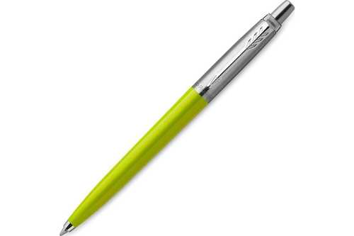 Шариковая ручка Parker Jotter, цвет LIME GREEN, цвет чернил синий, толщина линии M , в подарочной коробке