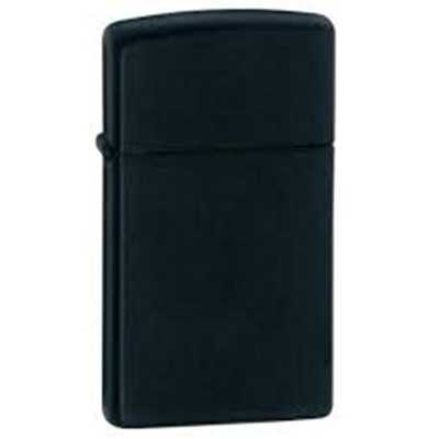 Зажигалка ZIPPO Slim® с покрытием Black Matte