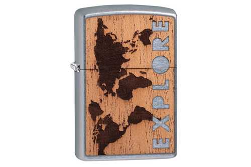 Zippo WOODCHUCK Street Chrome