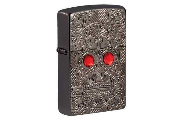 Zippo Armor Crystal High Polish Black Ice