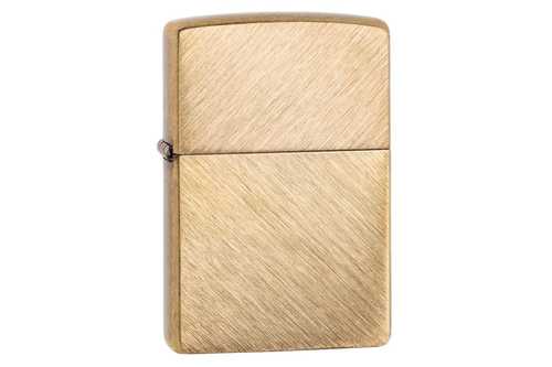 Zippo Herringbone Sweep Brass