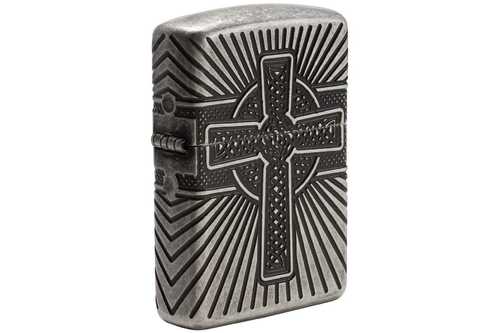 Zippo Armor Antique Silver