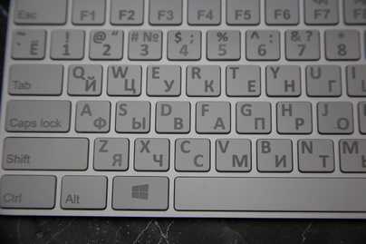 Нансение двух языков и технических кнопок фото №1 Гравировка клавиатур - примеры наших работ