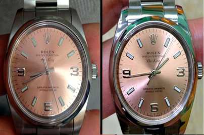 Восстановление внешнего вида часов Rolex Полировка часов - примеры наших работ